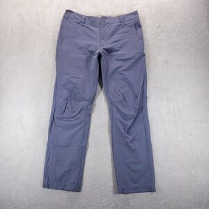 Rohan Pants Mens 34x30 Blue Escapers Trousers Stretch Lightweight Travel Casual
